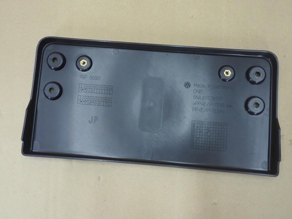 фото №12, Vw tiguan подкладка pod номерной знак регистрационная перед 5na807287p