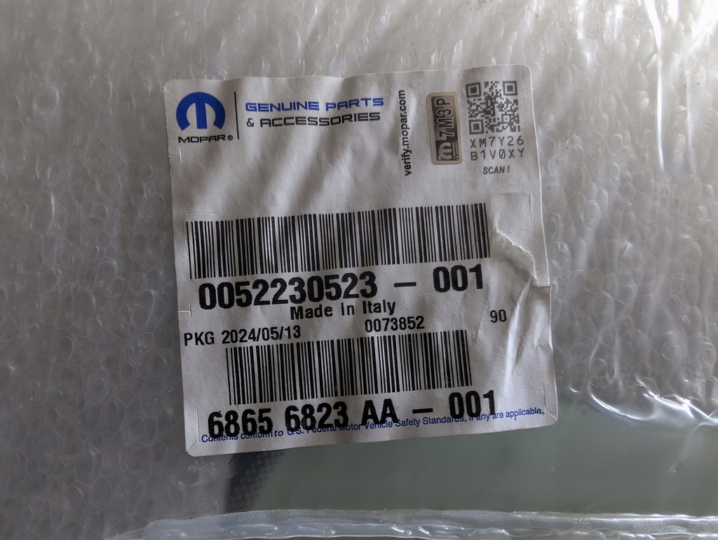 фото №8, Стекло лобовое передняя fiat 500e 500 e 2024- nowa оригинал