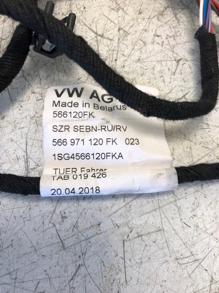 фото №5, Джгут двері лівий перед skoda kodiaq 566971120fk