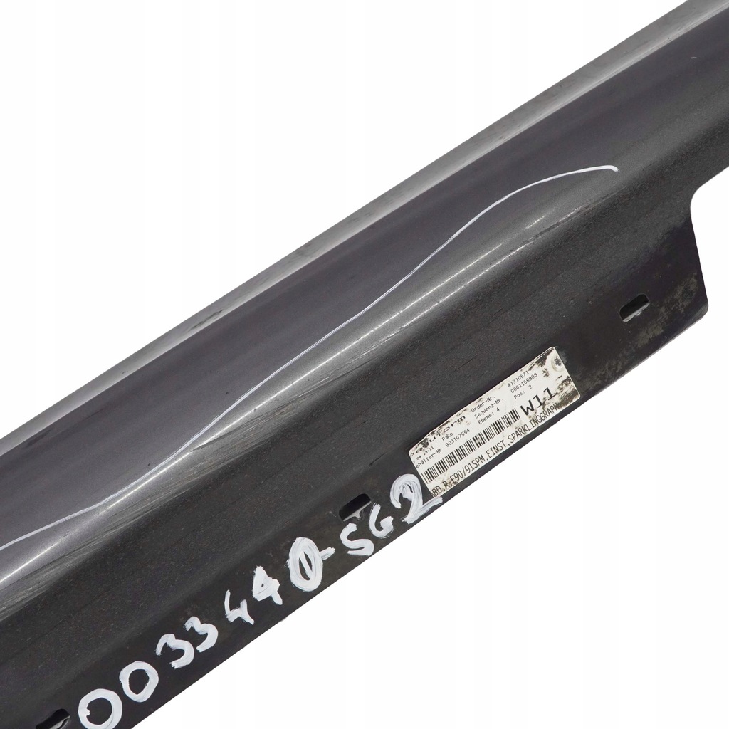 фото №11, Bmw e90 порог молдинг накладка левый m-pakiet graphit