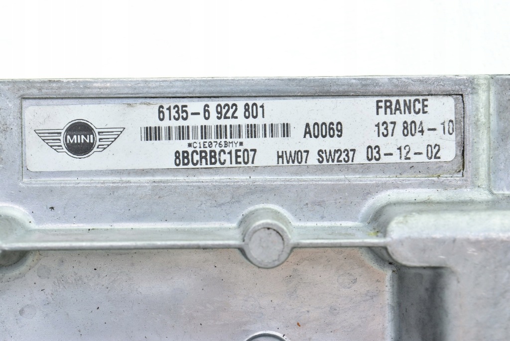 фото №3, Бортовой компьютер mini cooper r50 6135-6922801 137804-10
