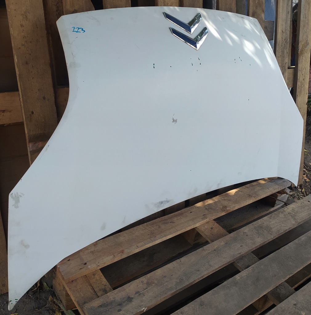 фото №2, Капот citroen nemo 07-... lift белый 4+/5 pń