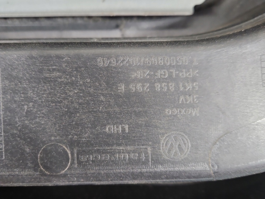 фото №10, Панель приладів приладова оригінал консоль панель приладів подушка безпеки пасажира vw golf vi eu