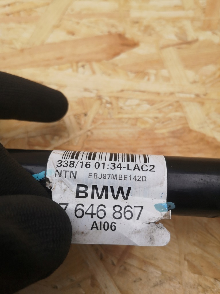 фото №4, Bmw f48 привідний вал задня 7646867