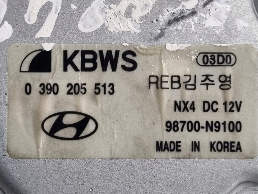 фото №6, Моторчик дворники стекло задний hyundai tucson 4 nx4 2022 98700-n9100