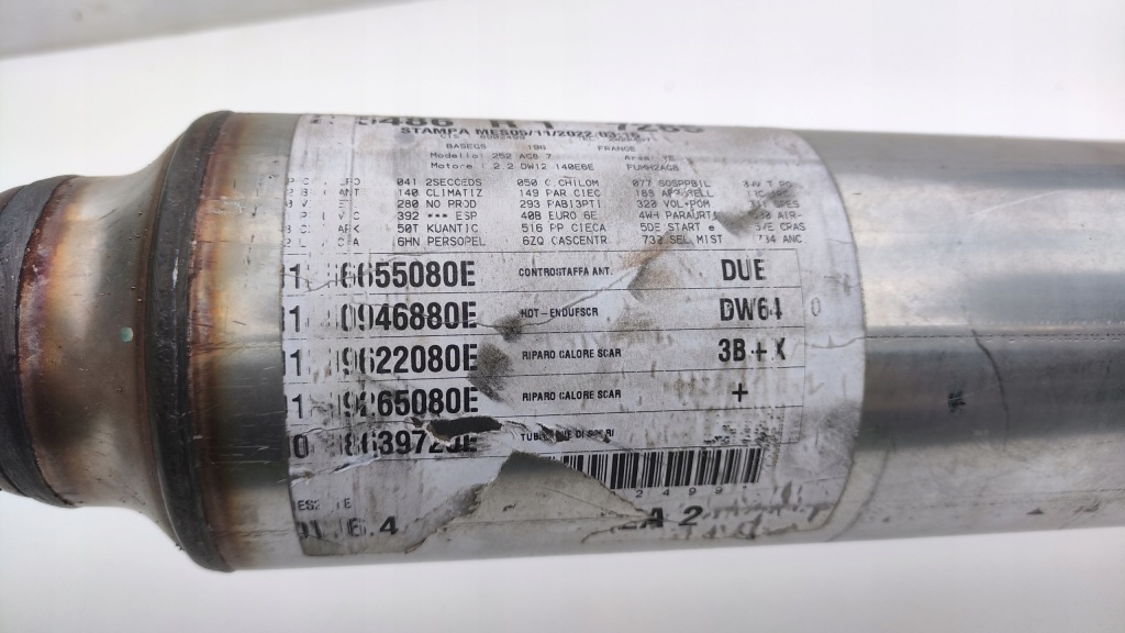 фото №7, Fiat ducato iii 3 2.2 bulehdi труба вихлопна гасник кінцевий le-c199