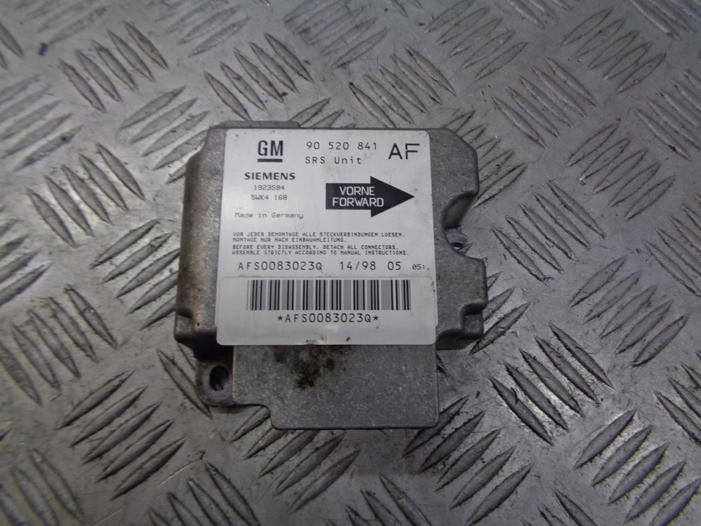фото №1, Модуль подушка безпеки opel astra g 90520841