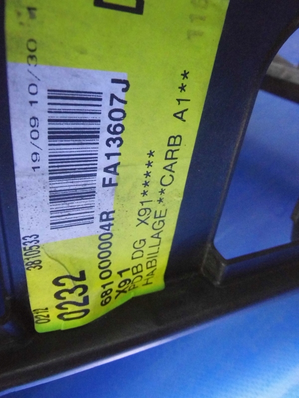 фото №5, Консоль панели приборной панели eu renault laguna iii