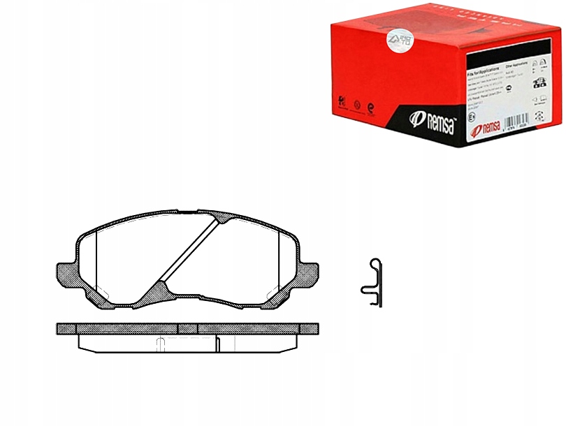 фото №1, Remsa гальмівні колодки гальмівні mitsubishi eclipse ii 2400