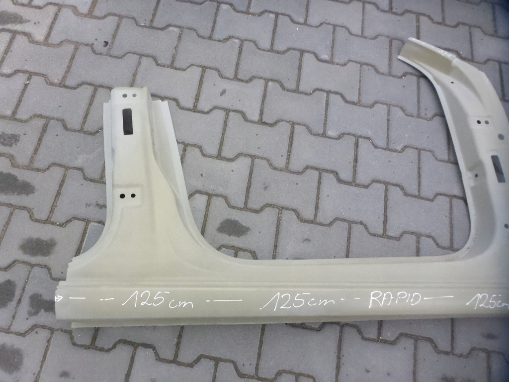 фото №2, Skoda rapid порог блок двигателя рама правый новый оригинал