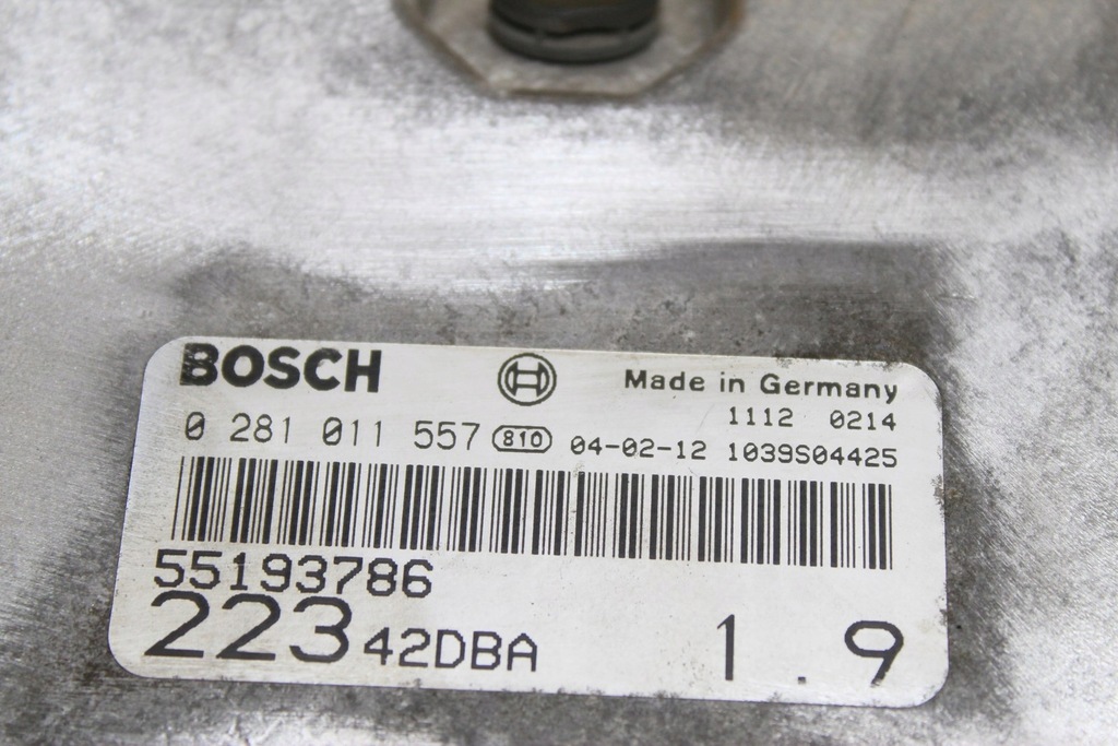 фото №5, Блок управления двигателя 1.9 jtd doblo i 55193786