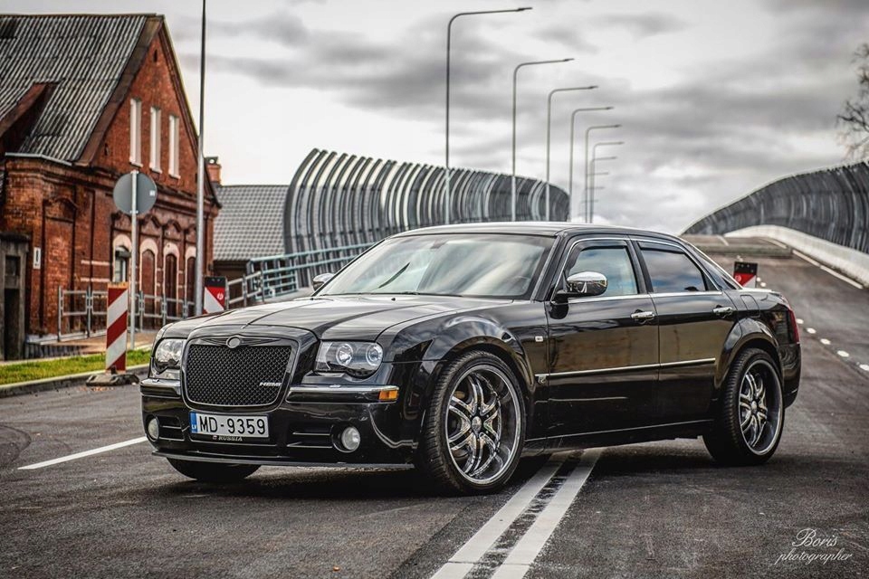 Купити Чорний блиск chrysler 300c lx 2004-2010 передній бампер спойлер lip /