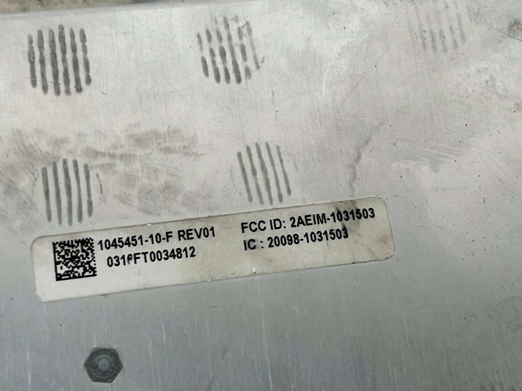 фото №9, Модуль комфорта tesla model x 104545110f