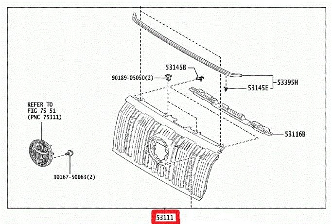 фото №1, Org!! решітка впуск решітка радіатора решітка радіатора toyota land cruiser 2017-
