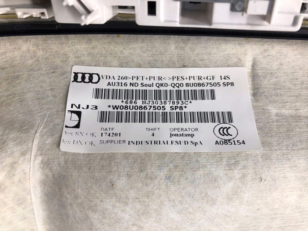 фото №16, Audi q3 8u 2010-2018 s line потолок комплектная