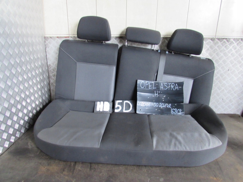 фото №1, Сидіння заднє сидіння задня комплект opel astra h lift 04-14r
