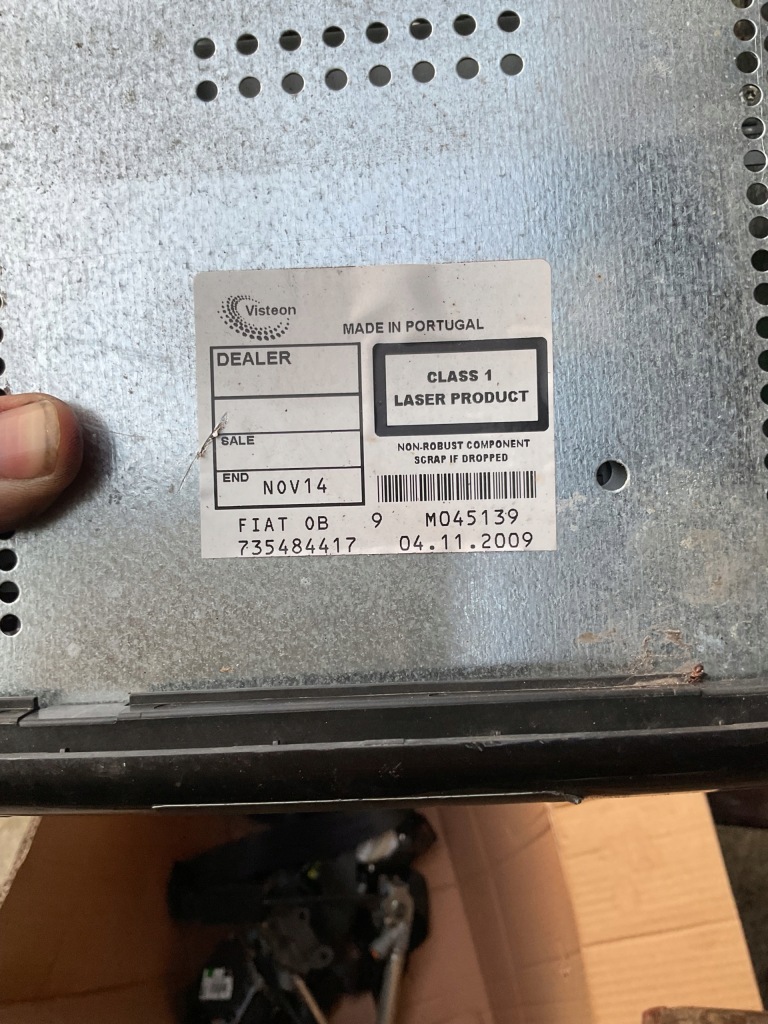 фото №3, Радио радиопроигрыватель cd 735484417 fiat bravo 2 ii 07-11