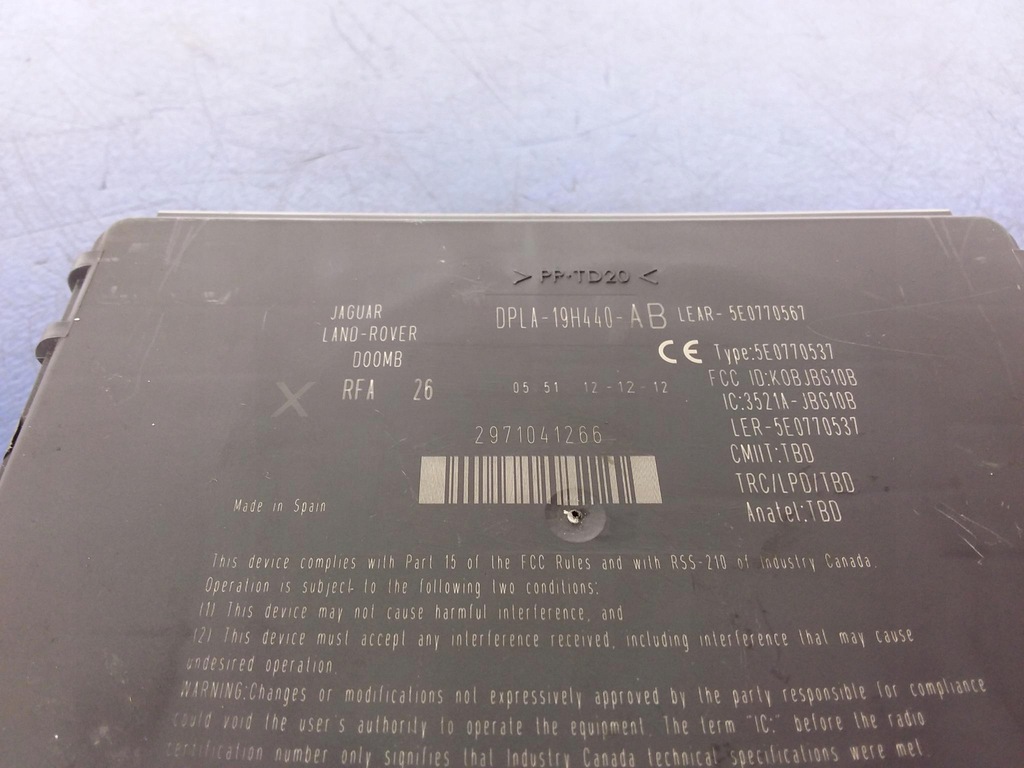 фото №4, Land rover evoque i l538 модуль keyless dpla