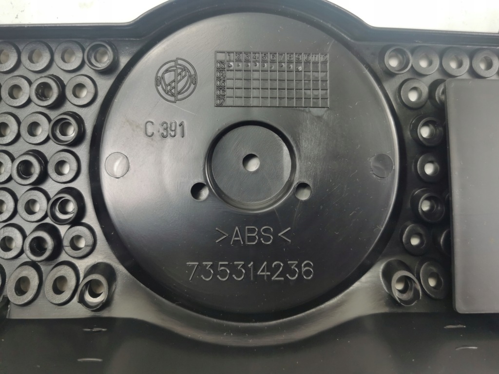 Решётка радиатора fiat panda 2003-2012 nowa czarna Оригинал