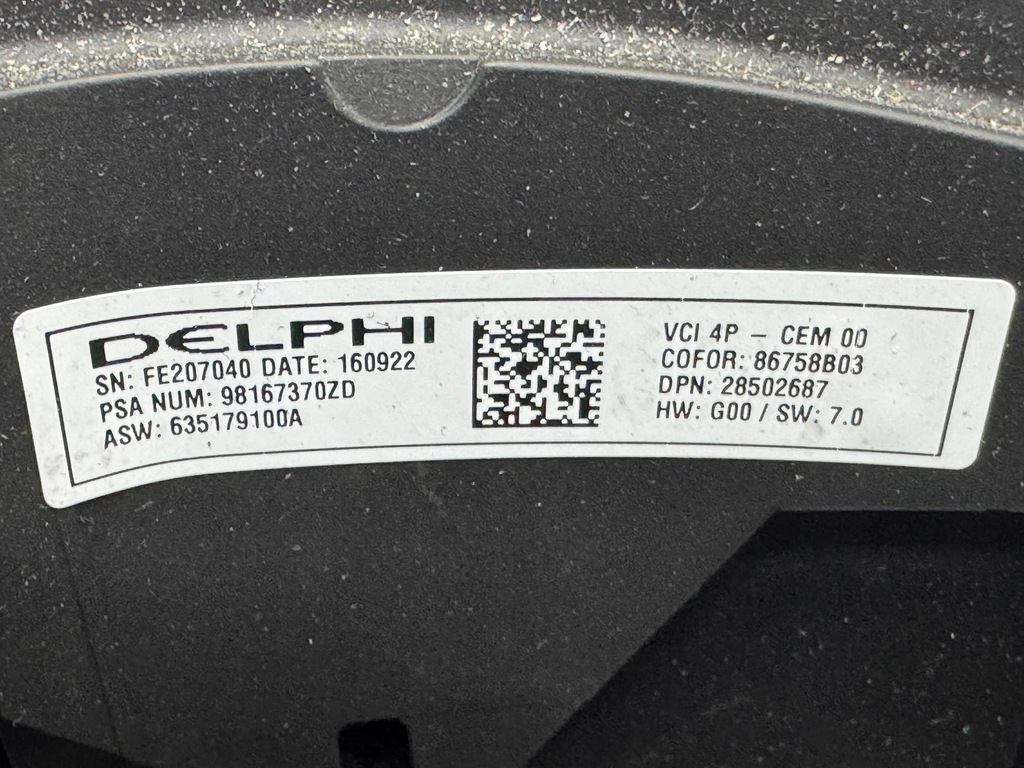 фото №7, Citroen c4 picasso ii воздуховод мультифункция кожаный 98167370zd