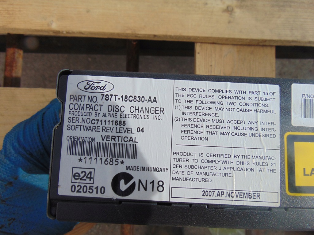 фото №4, Чейнджер дисків cd ford mondeo mk4