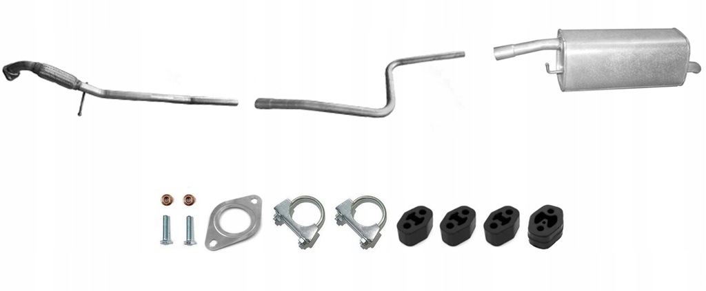 фото №1, Ford fusion 1.3 8v 44kw 2002-7/2005 труба средняя + гаситель конечный