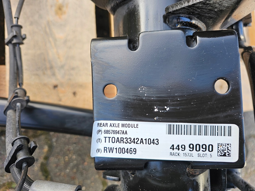 фото №5, Jeep wrangler jl 4xe sahara мост задняя kompletny