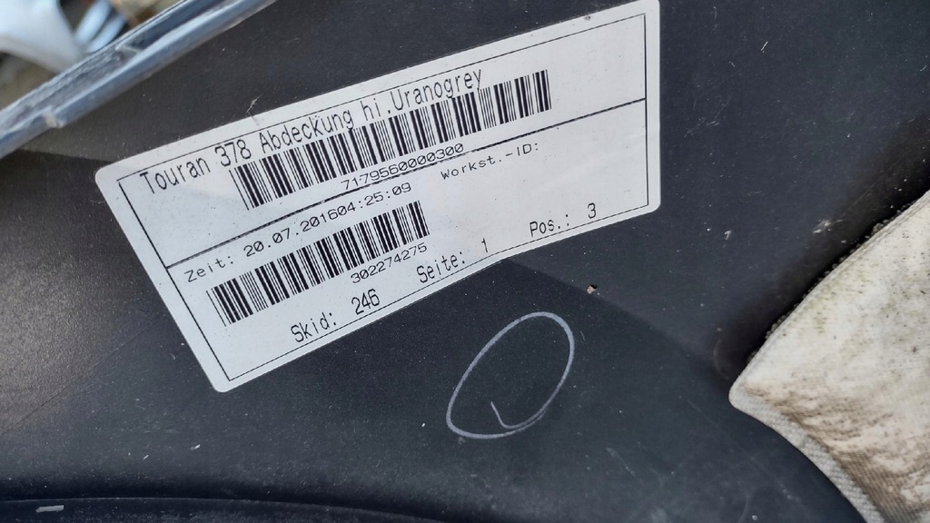 фото №11, Бампер vw touran ii 5ta задняя задний pdc хороший 15-