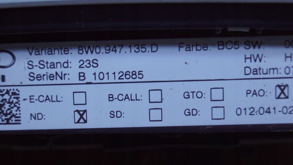 фото №13, Лампа потолочный audi a4 b9 8w0947135d ls73