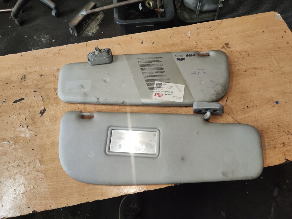 фото №1, Fiat doblo ii combo d защита солнцезащитные комплект козырьки