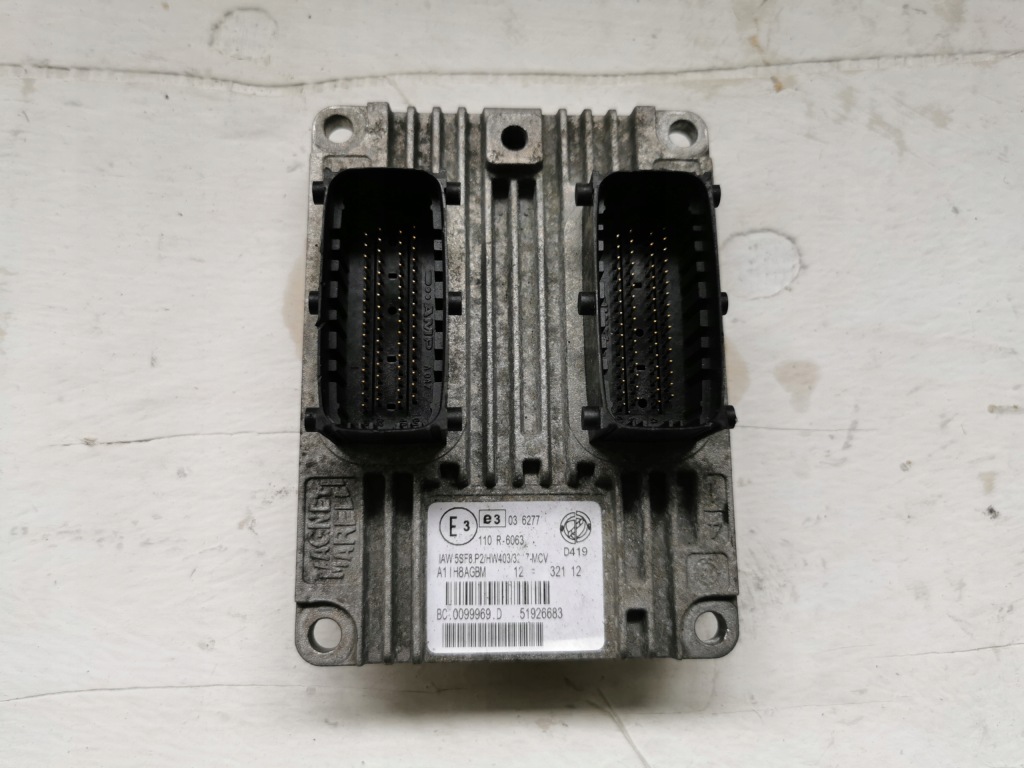 фото №1, Fiat lancia бортовий комп'ютер 51926683