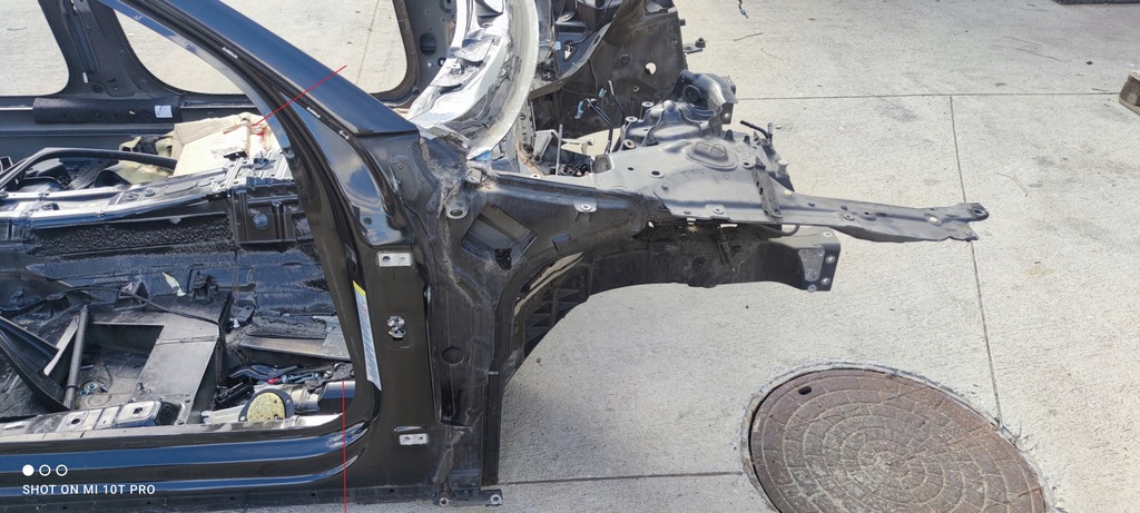 фото №7, Четверть лонжерон подкрылок правый перед a8 d4 ly8x