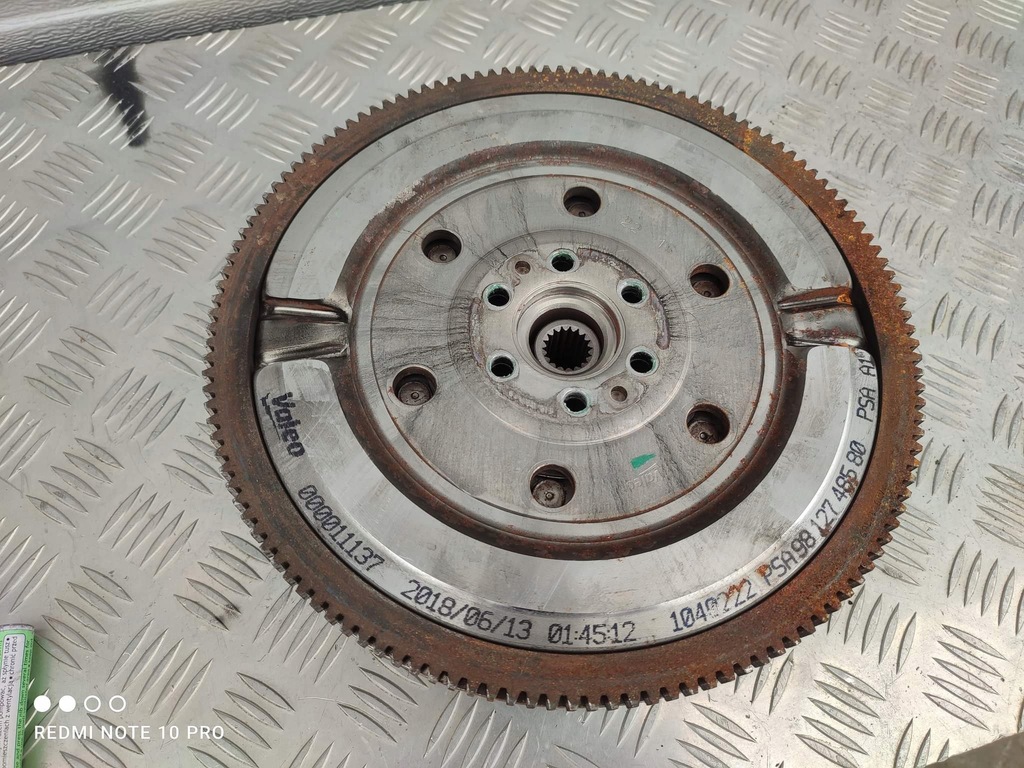 фото №7, Peugeot 2008 колесо двомасовий зчеплення 1.5 bhdi