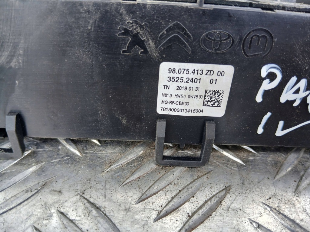 фото №9, Peugeot partner iv панель кондиционера обдув 98075413zd