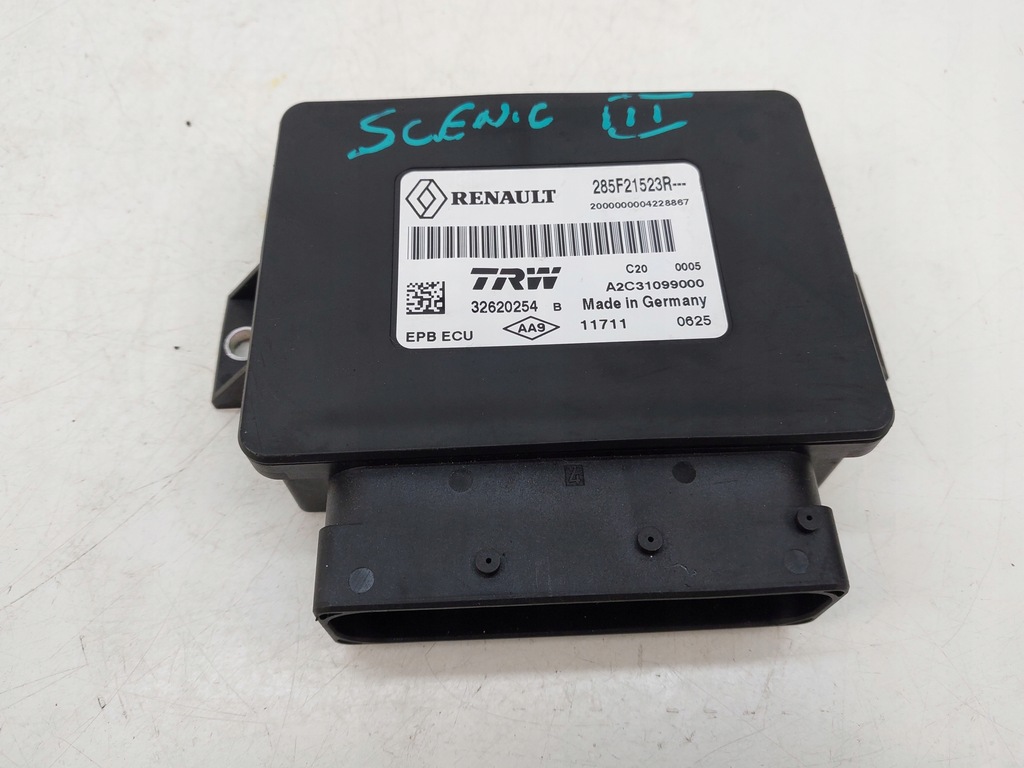 фото №1, Модуль тормоза ручного 285f21523r renault grand scenic iii