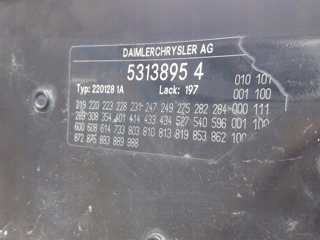 фото №10, Mercedes s-klasa w220 lift капот крышка двигателя