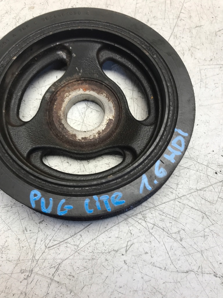 фото №6, Шкив peugeot citroen 1.6 hdi 9654961080k