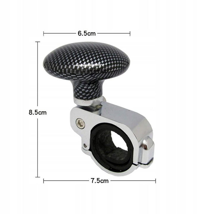 фото №7, Ручка керма кулька na кермо універсальна reguowana сталевий хомут