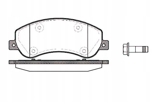 фото №1, Roadhouse гальмівні колодки гальмівні vw amarok 2.0 tsi 2h_.