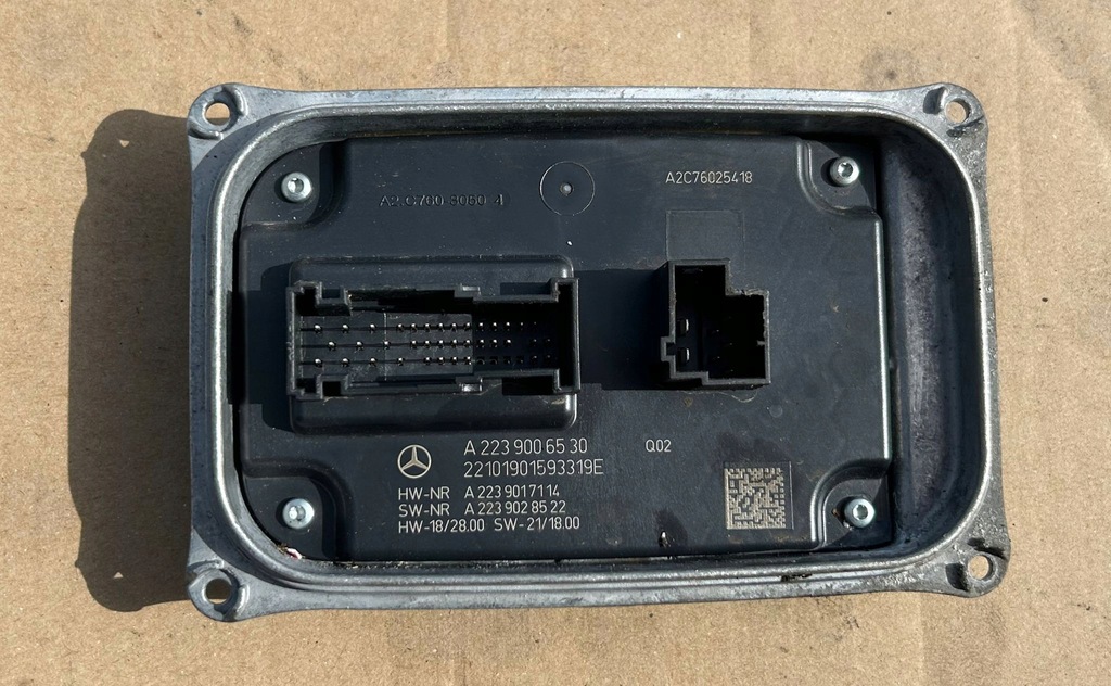 фото №1, Модуль преобразователь блок управления лампы led mercedes e-klasa 223 w223