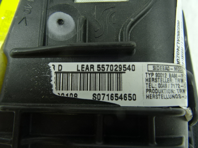 фото №7, Fiat grande punto evo подушка сиденье правая aibag