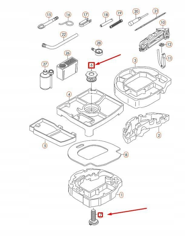фото №8, Оригинальный гайка vag do audi a1 8x 4g0803899