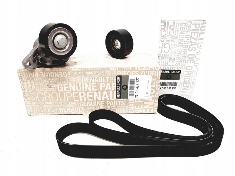 фото №2, Оригінальний номер renault натягувач+ ремінь clio ii kangoo 1.4 1.6