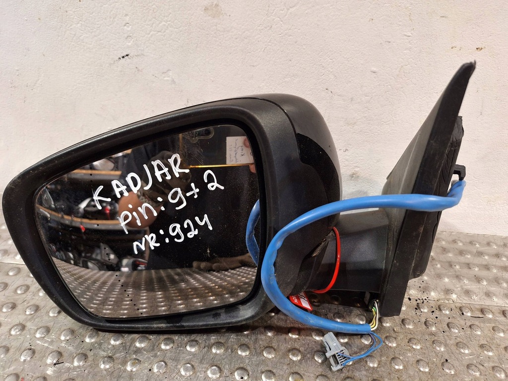 фото №1, Дзеркало зовнішнє ліва 11 pin renault kadjar 15-