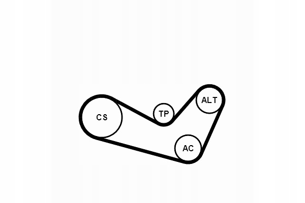фото №1, Continental 6pk1080k1 набір ремінь клиновий багаторучейковий