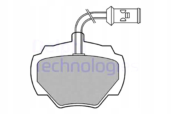фото №2, Delphi lp475 набор тормозных колодок тормозных, тормоза дисковые