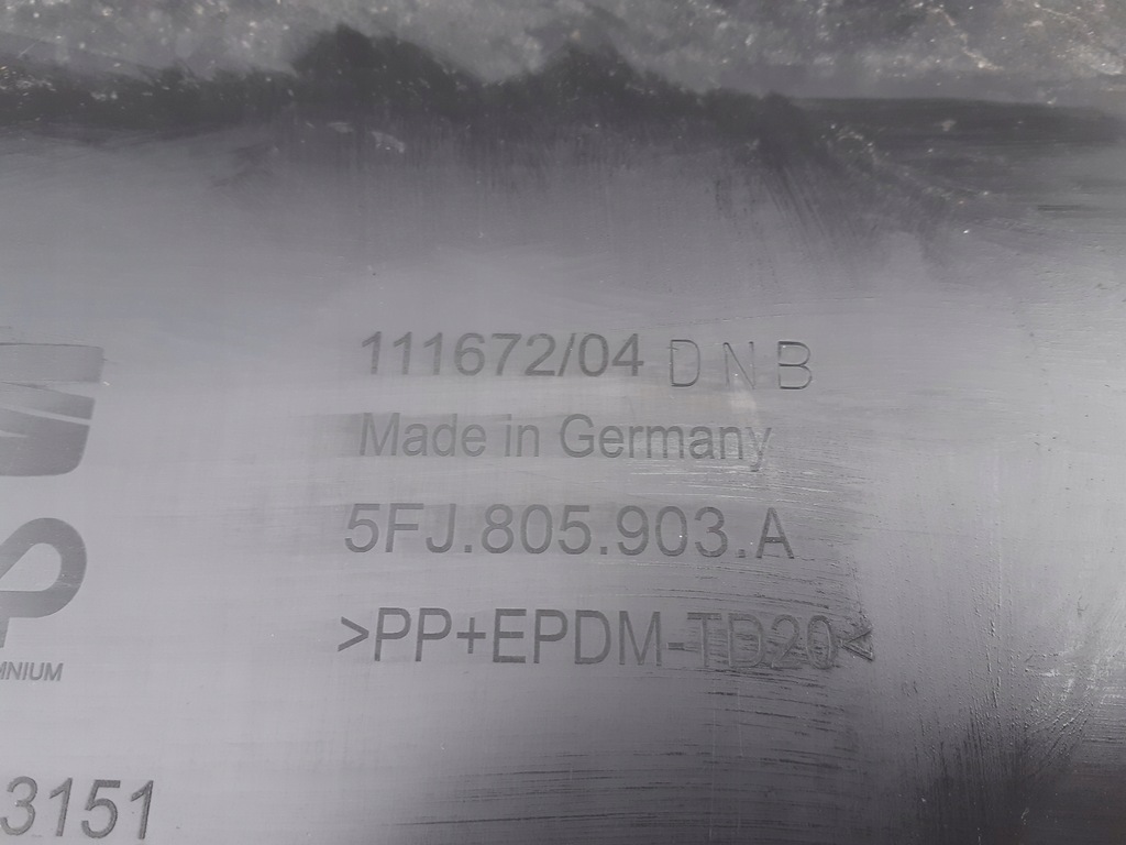 фото №7, Спойлер накладка бампера seat tarraco 5fj805903a