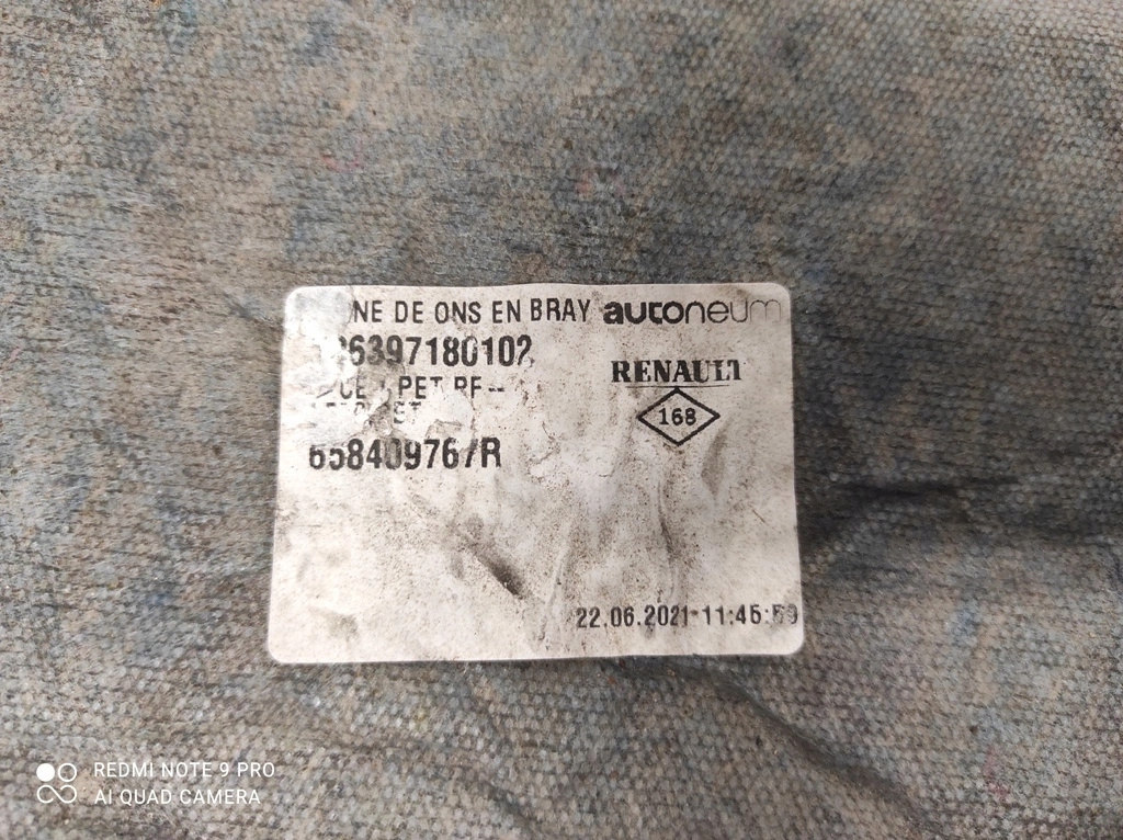 фото №9, Шумоізоляція підкрилок капот renault trafic iii lift 2.0dci adblue