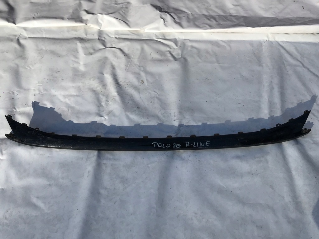 фото №1, Volkswagen polo 2g r line молдинг бампера спойлер