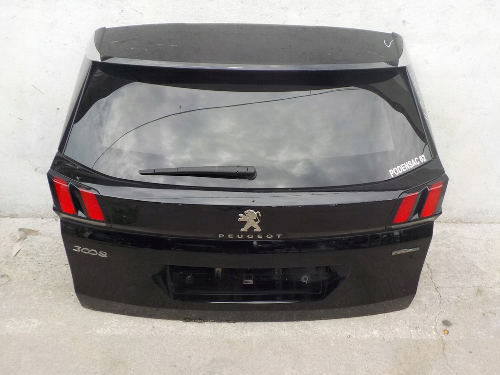 фото №1, Peugeot 3008 ii 16- крышка багажника задняя задняя багажника